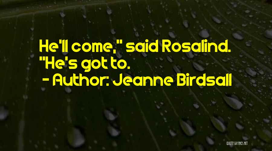 Jeanne Birdsall Quotes 875937