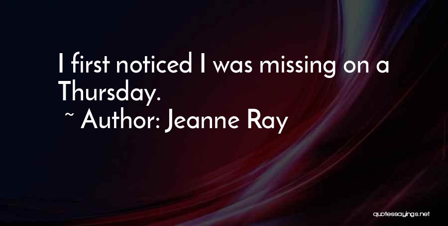 Jeanne Ray Quotes 1420575