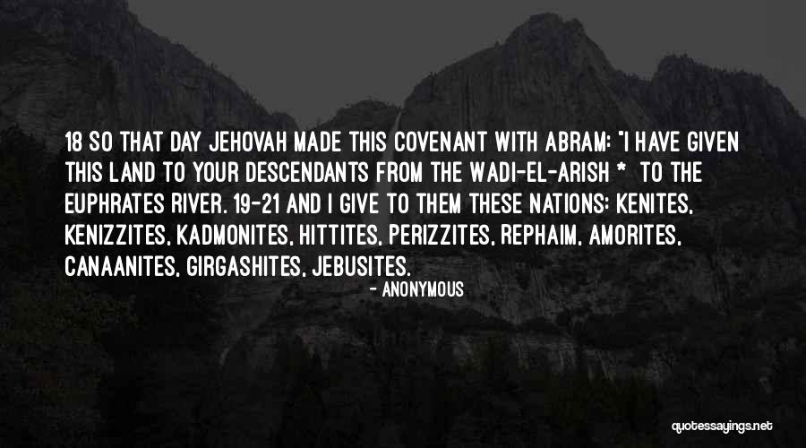 Jebusites Canaanites Quotes By Anonymous Jebusites Canaanites Quotes By Anonymous