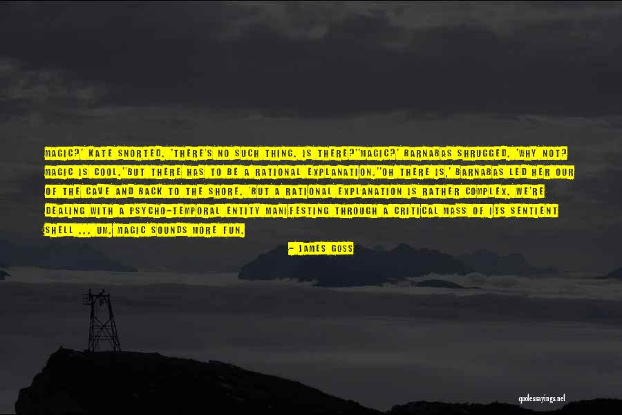 Jecca Barry Quotes By James Goss Jecca Barry Quotes By James Goss