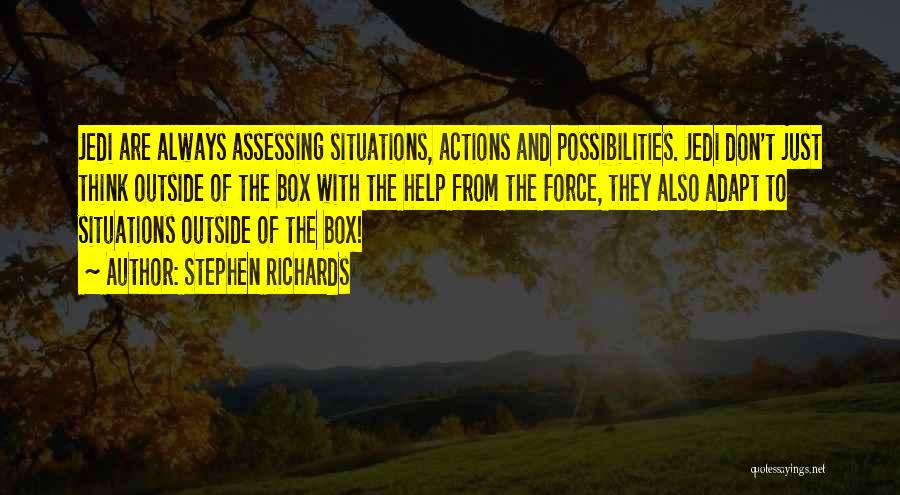 Jedi Quotes By Stephen Richards