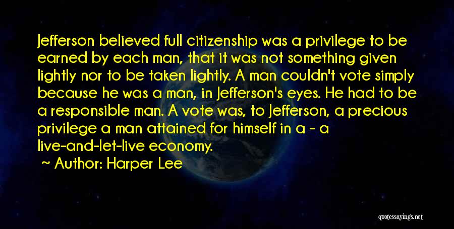 Jefferson's Quotes By Harper Lee