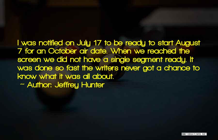 Jeffrey Hunter Quotes 757984