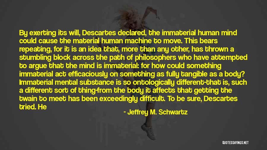 Jeffrey M. Schwartz Quotes 153952