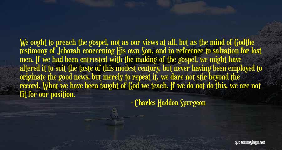 Jehovah God Quotes By Charles Haddon Spurgeon Jehovah God Quotes By Charles Haddon Spurgeon