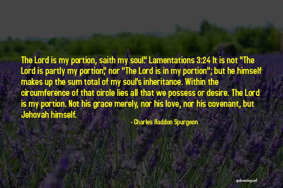 Jehovah's Quotes By Charles Haddon Spurgeon