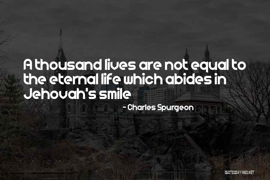 Jehovah's Quotes By Charles Spurgeon