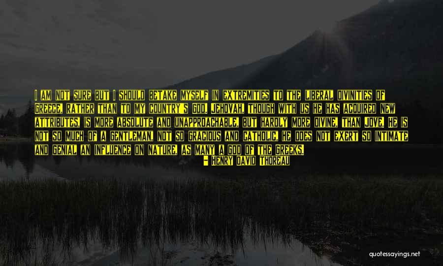 Jehovah's Quotes By Henry David Thoreau