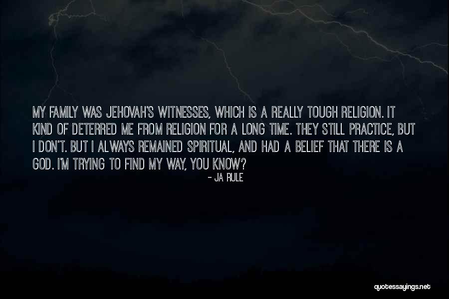 Jehovah's Quotes By Ja Rule