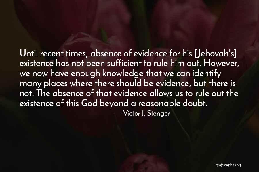 Jehovah's Quotes By Victor J. Stenger