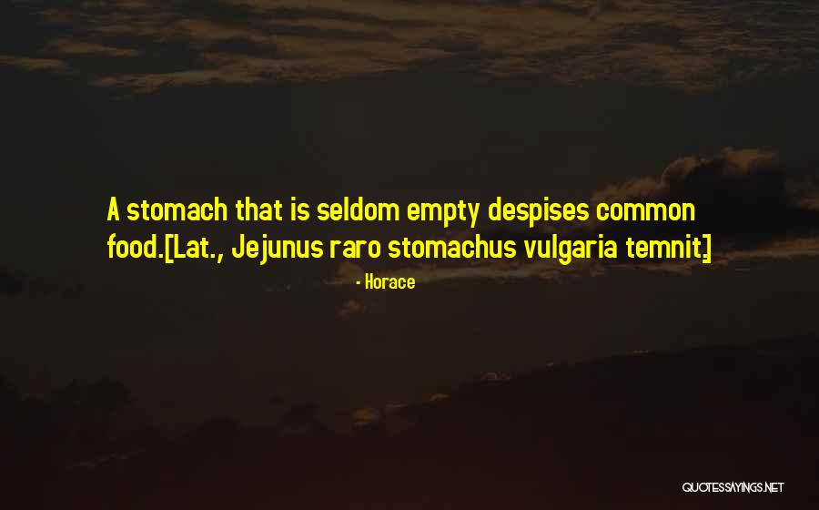Jejunus Quotes By Horace Jejunus Quotes By Horace