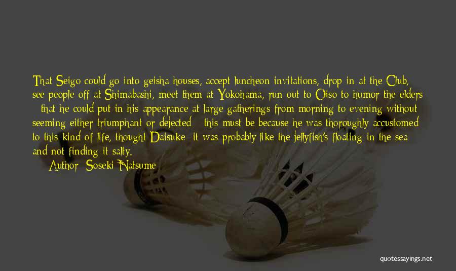 Jellyfish Life Quotes By Soseki Natsume