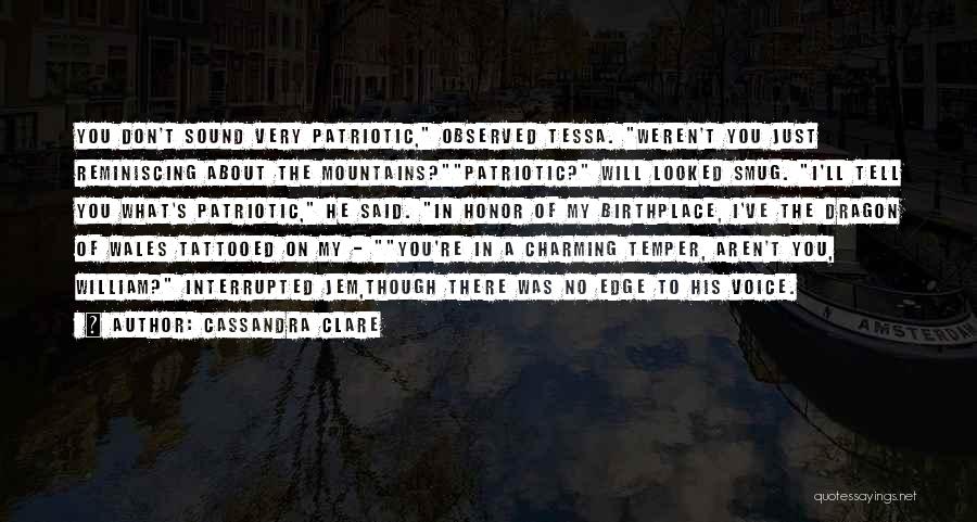 Jem Tessa Quotes By Cassandra Clare