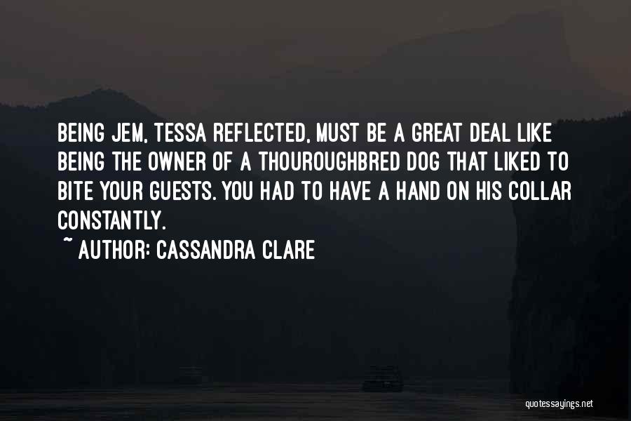 Jem Tessa Quotes By Cassandra Clare