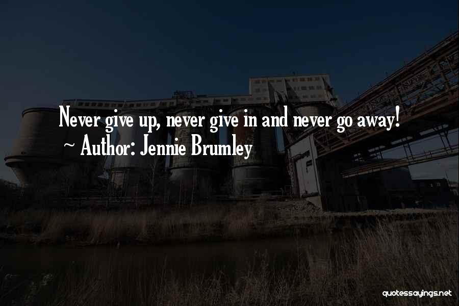 Jennie Quotes By Jennie Brumley