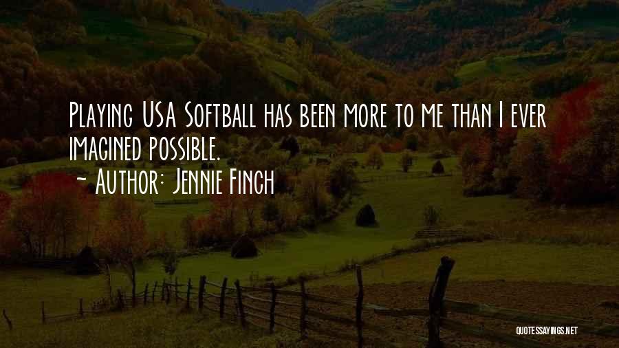 Jennie Quotes By Jennie Finch