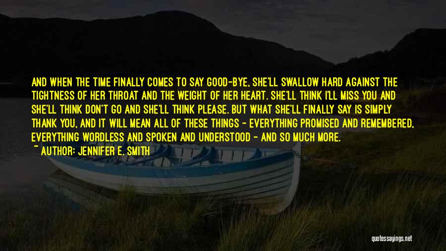 Jennifer E. Smith Quotes 1417841