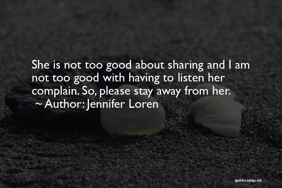 Jennifer Loren Quotes 2210711
