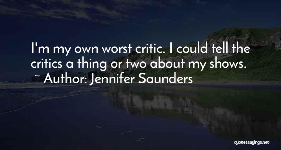 Jennifer Saunders Quotes 202443