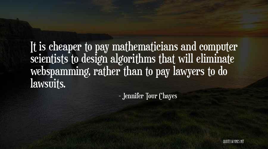 Jennifer Tour Chayes Quotes 1378965