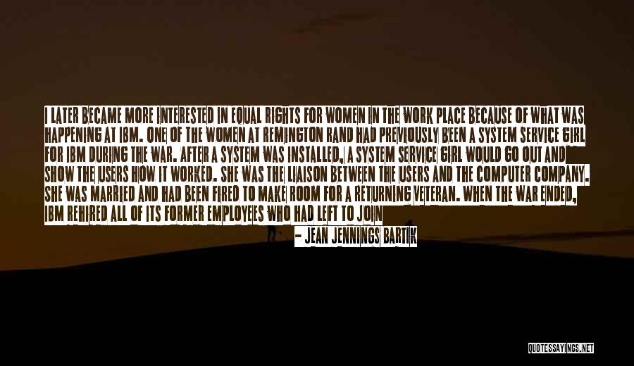 Jennings Quotes By Jean Jennings Bartik