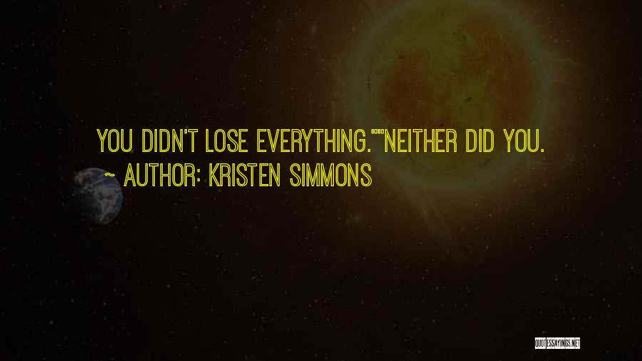 Jennings Quotes By Kristen Simmons