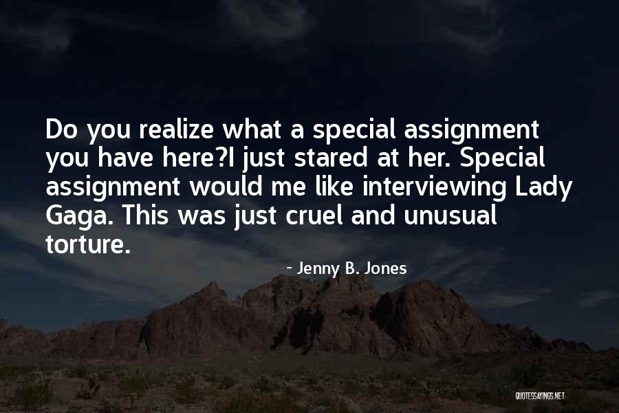 Jenny B. Jones Quotes 761399 Jenny B. Jones Quotes 761399