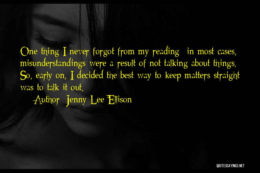 Jenny Lee Ellison Quotes 1841439