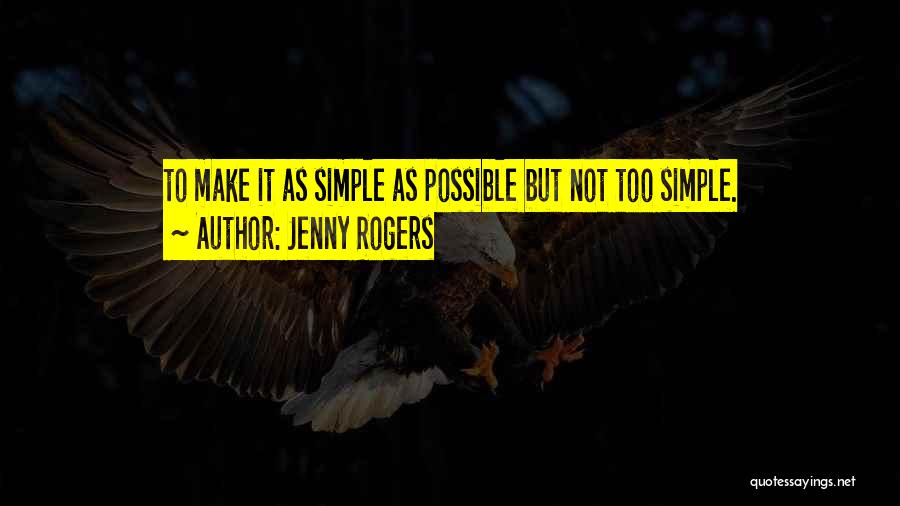 Jenny Rogers Quotes 456821