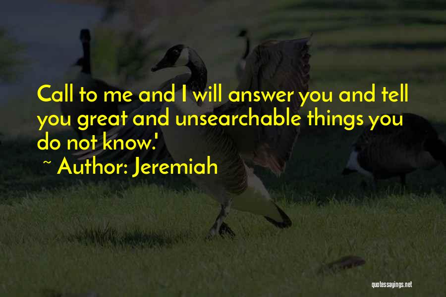 Jeremiah Quotes 540442