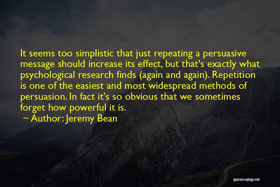 Jeremy Bean Quotes 234423