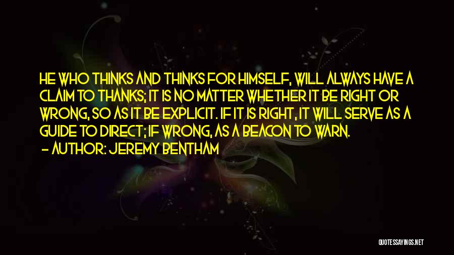 Jeremy Bentham Quotes 785487