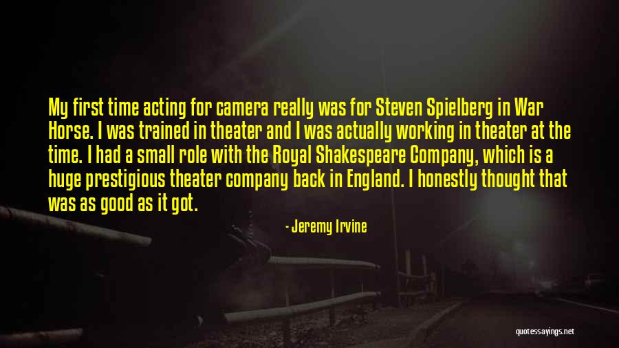 Jeremy Irvine Quotes 1606620