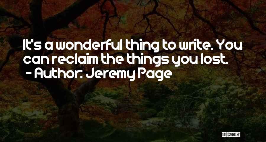 Jeremy Page Quotes 901917
