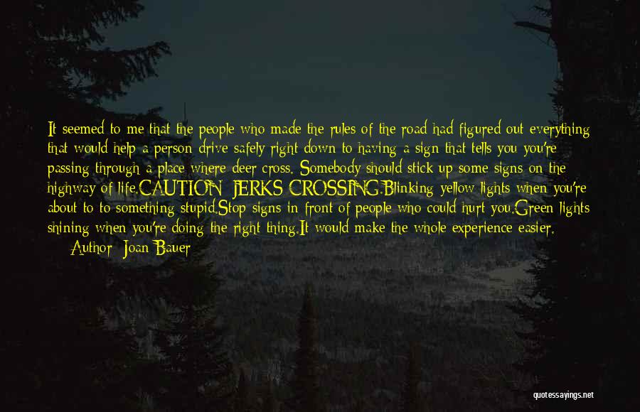 Jerks Quotes By Joan Bauer