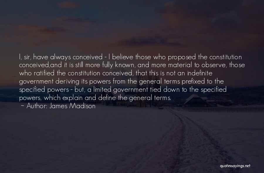 Jerramy Stevens Quotes By James Madison