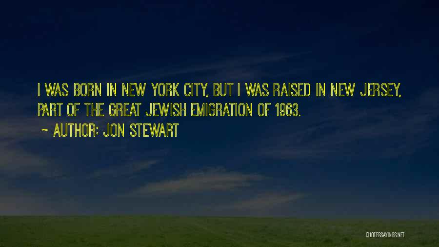 Jersey City Quotes By Jon Stewart