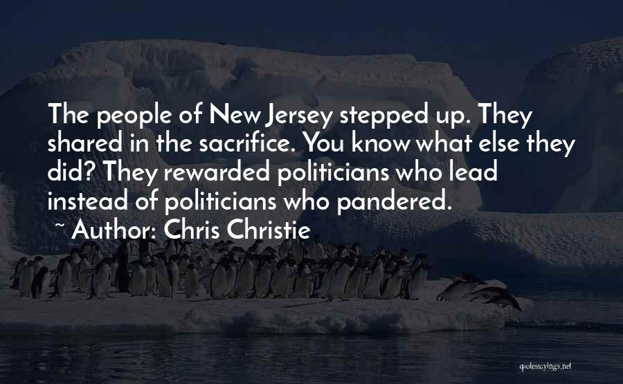 Jersey Quotes By Chris Christie