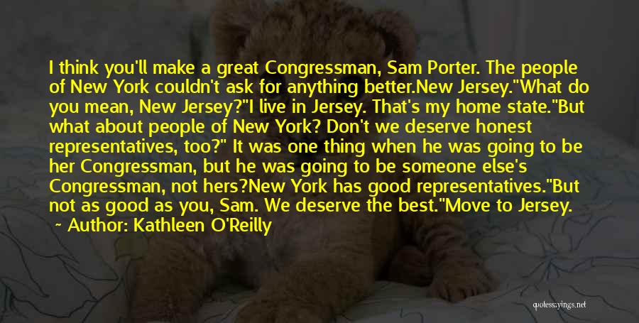Jersey Quotes By Kathleen O'Reilly