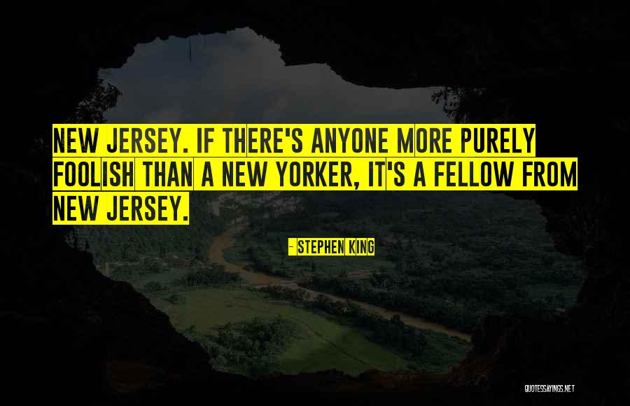 Jersey Quotes By Stephen King