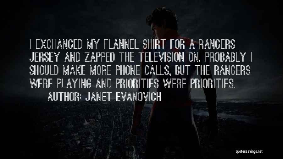 Jersey Shirt Quotes By Janet Evanovich