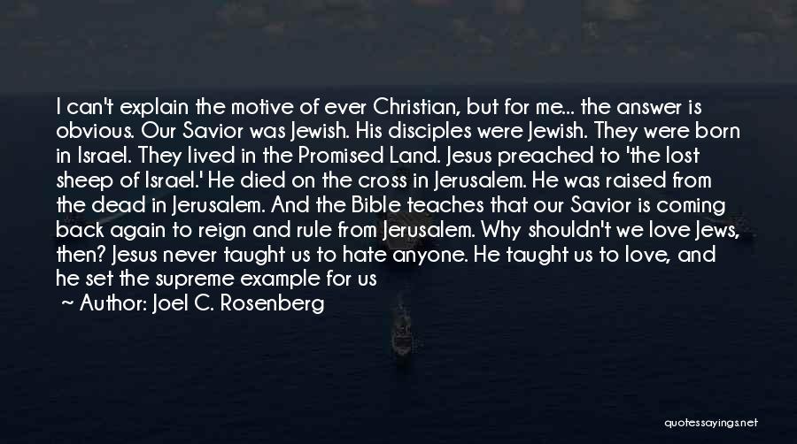 Jerusalem Bible Quotes By Joel C. Rosenberg