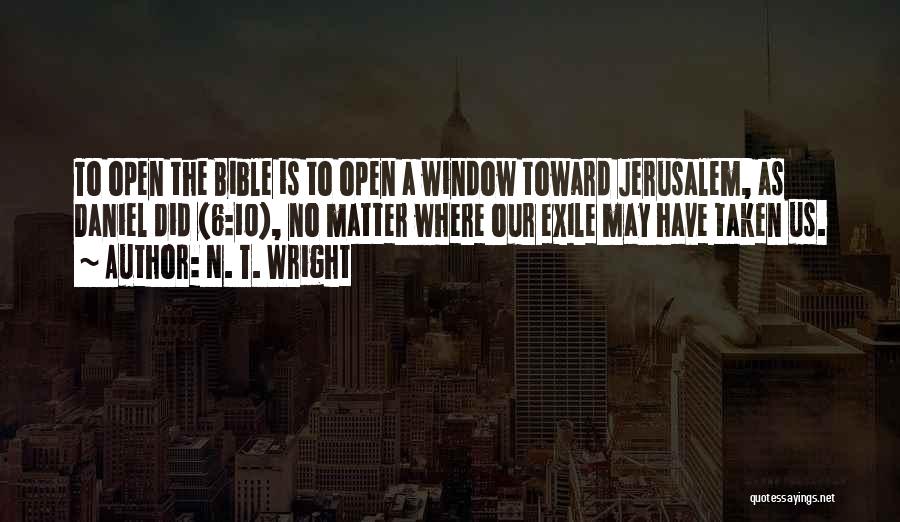 Jerusalem Bible Quotes By N. T. Wright