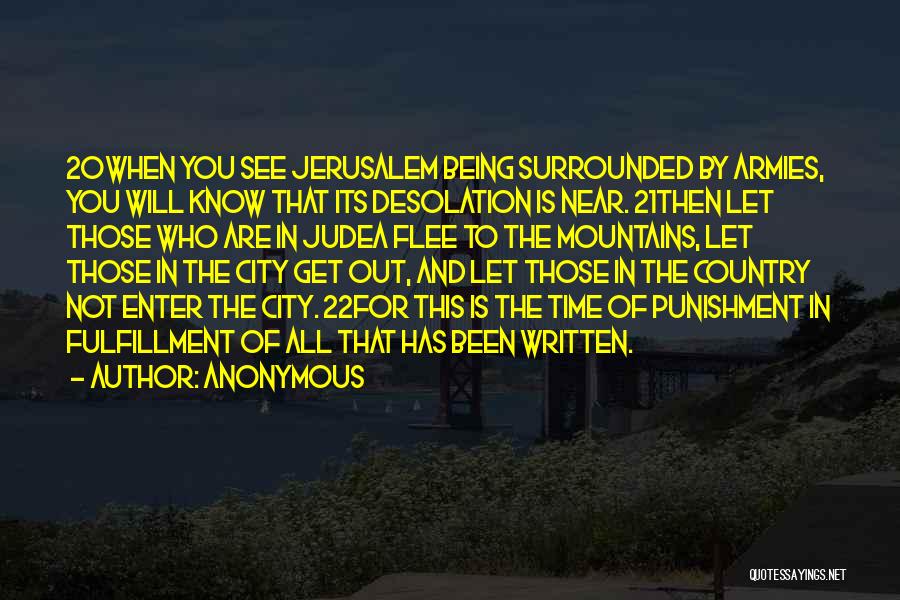 Jerusalem Quotes By Anonymous