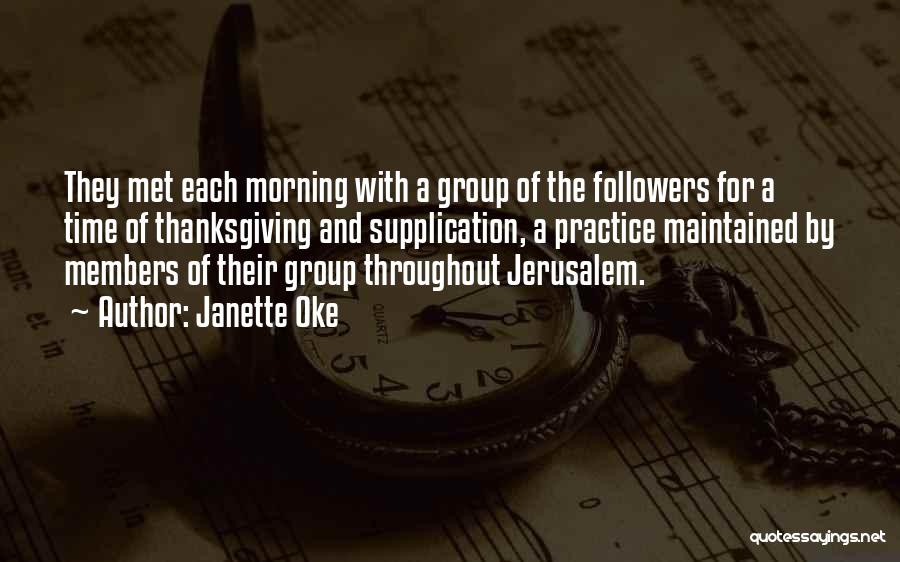 Jerusalem Quotes By Janette Oke