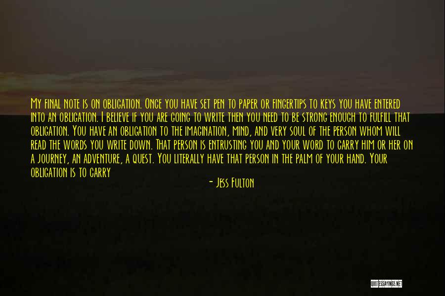 Jess Fulton Quotes 619759 Jess Fulton Quotes 619759