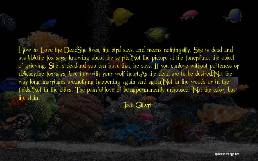 Jesse Aarons Quotes By Jack Gilbert Jesse Aarons Quotes By Jack Gilbert