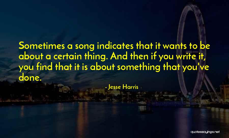 Jesse Harris Quotes 1029576