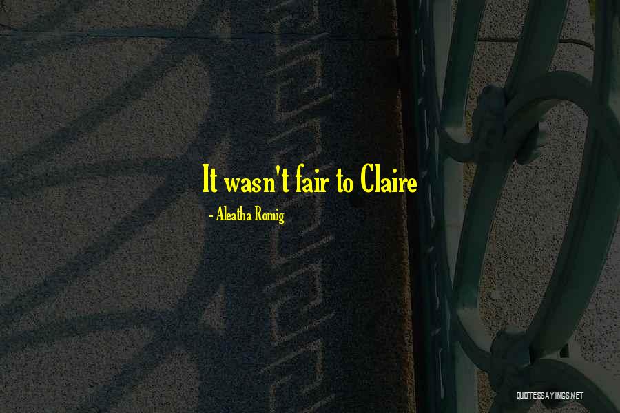 Jessee Barrett Quotes By Aleatha Romig