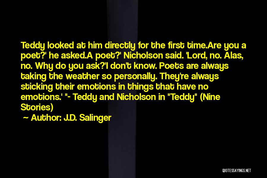 Jestina Korea Quotes By J.D. Salinger